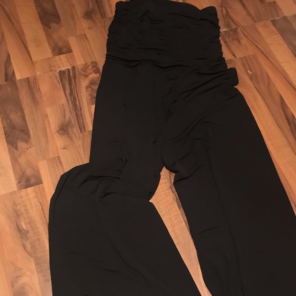 SOLD! Strapless black Jumpsuit